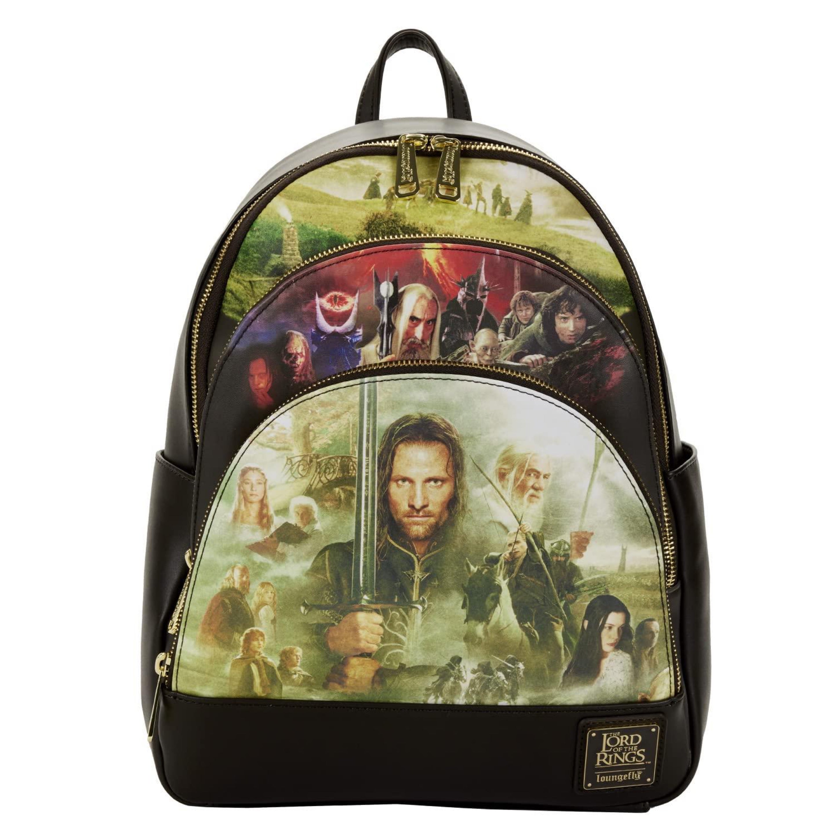 Loungefly Lord of The Rings Trilogy Mini Backpack