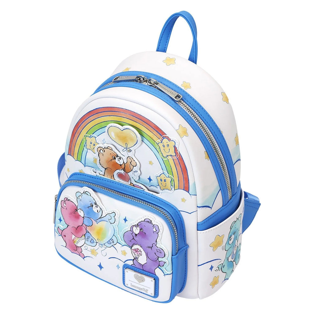 Loungefly Care Bears Rainbows in the Sky Mini Backpack