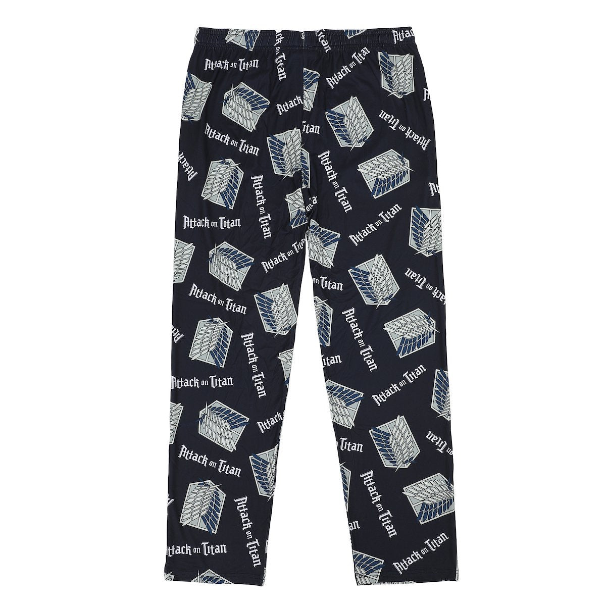 Mens Adult Navy Attack on Titan Sleep Pants - Survey Corps Comfort for Anime Fan-2