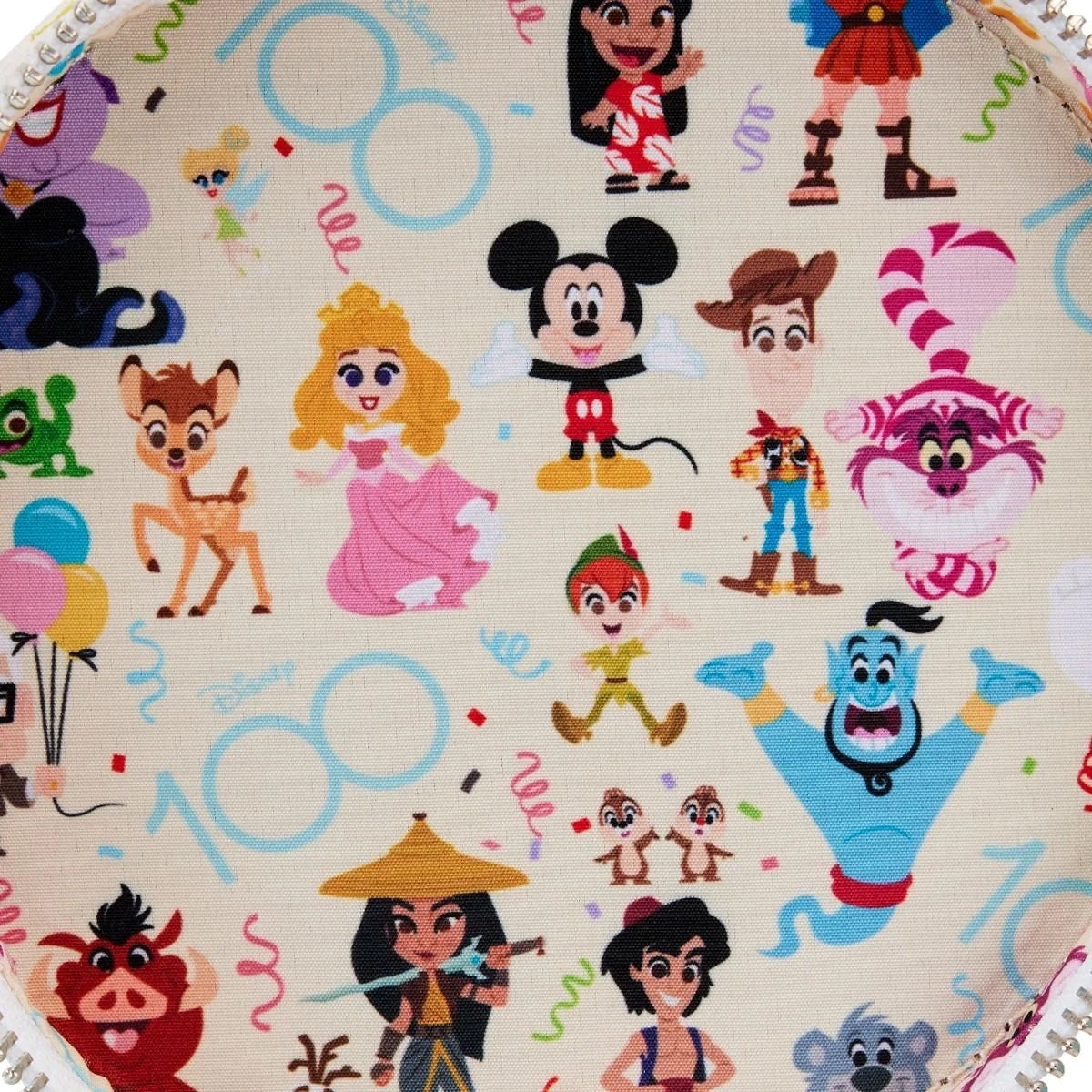 Loungefly Disney 100 Celebration Cake Crossbody Purse