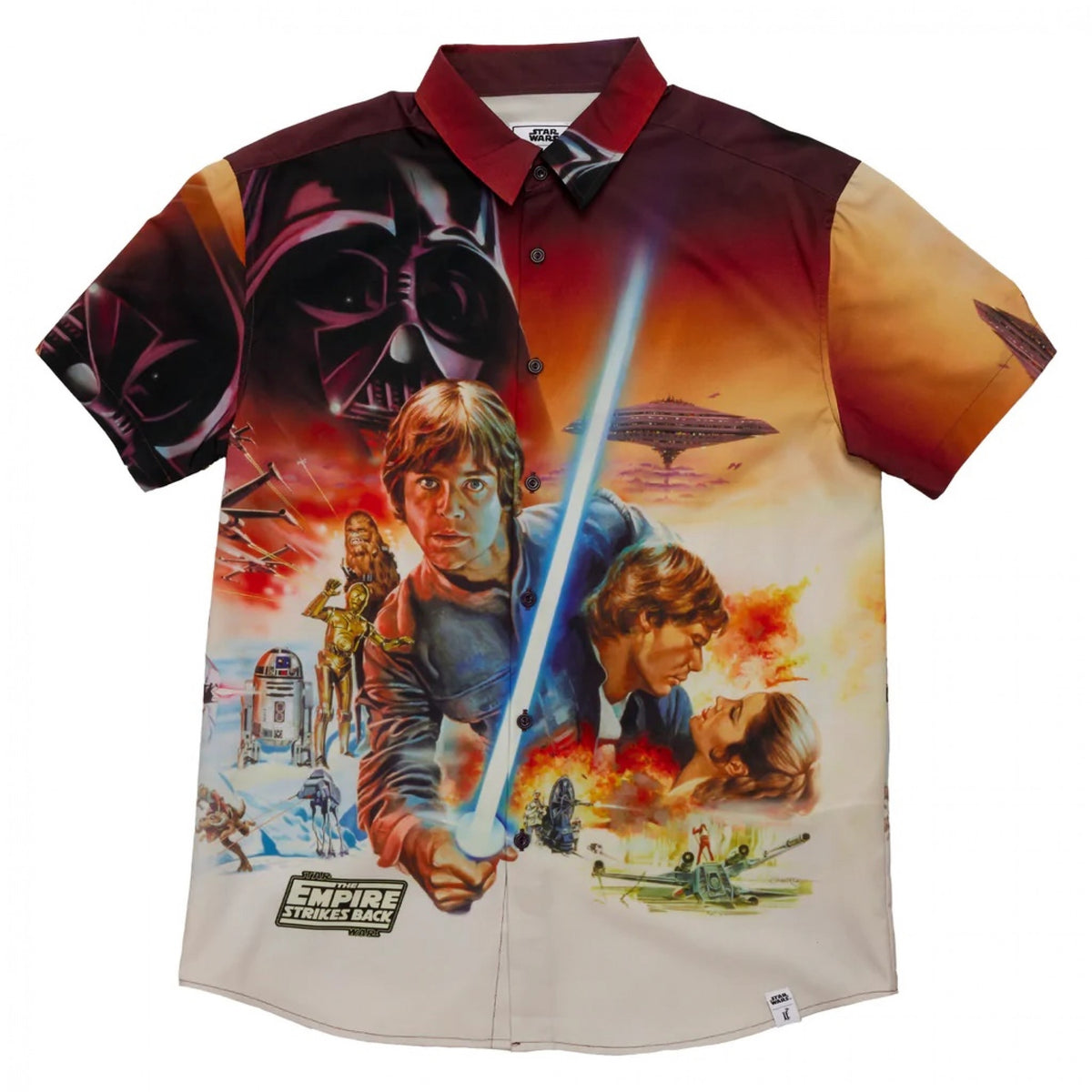 Loungefly Star Wars Empire Strikes Back Button Up Shirt