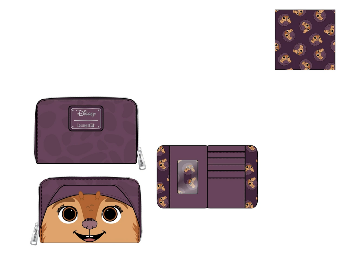 Loungefly Disney Raya and the Last Dragon Tuk Tuk Zip-Around Wallet-3