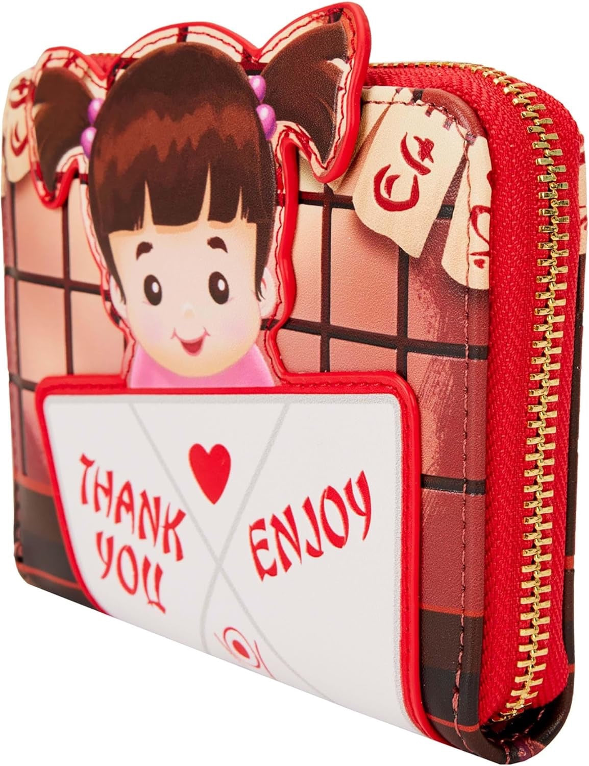 Loungefly Disney Pixar Monsters Inc Boo Takeout Zip-Around Wallet-3