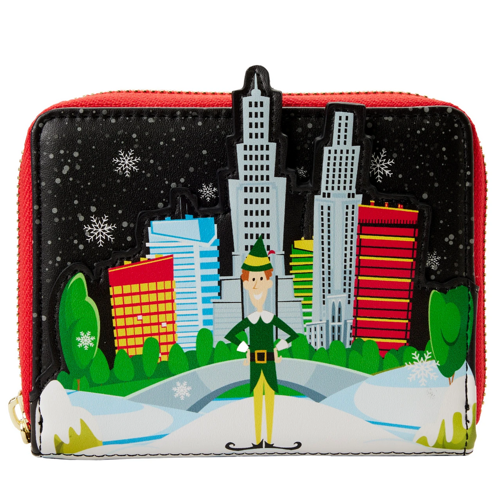 Loungefly Buddy The Elf in Manhattan Zip Around Wallet