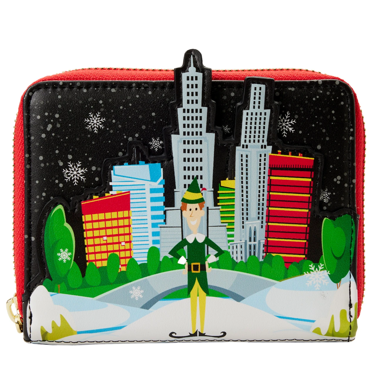 Loungefly Buddy The Elf in Manhattan Zip Around Wallet