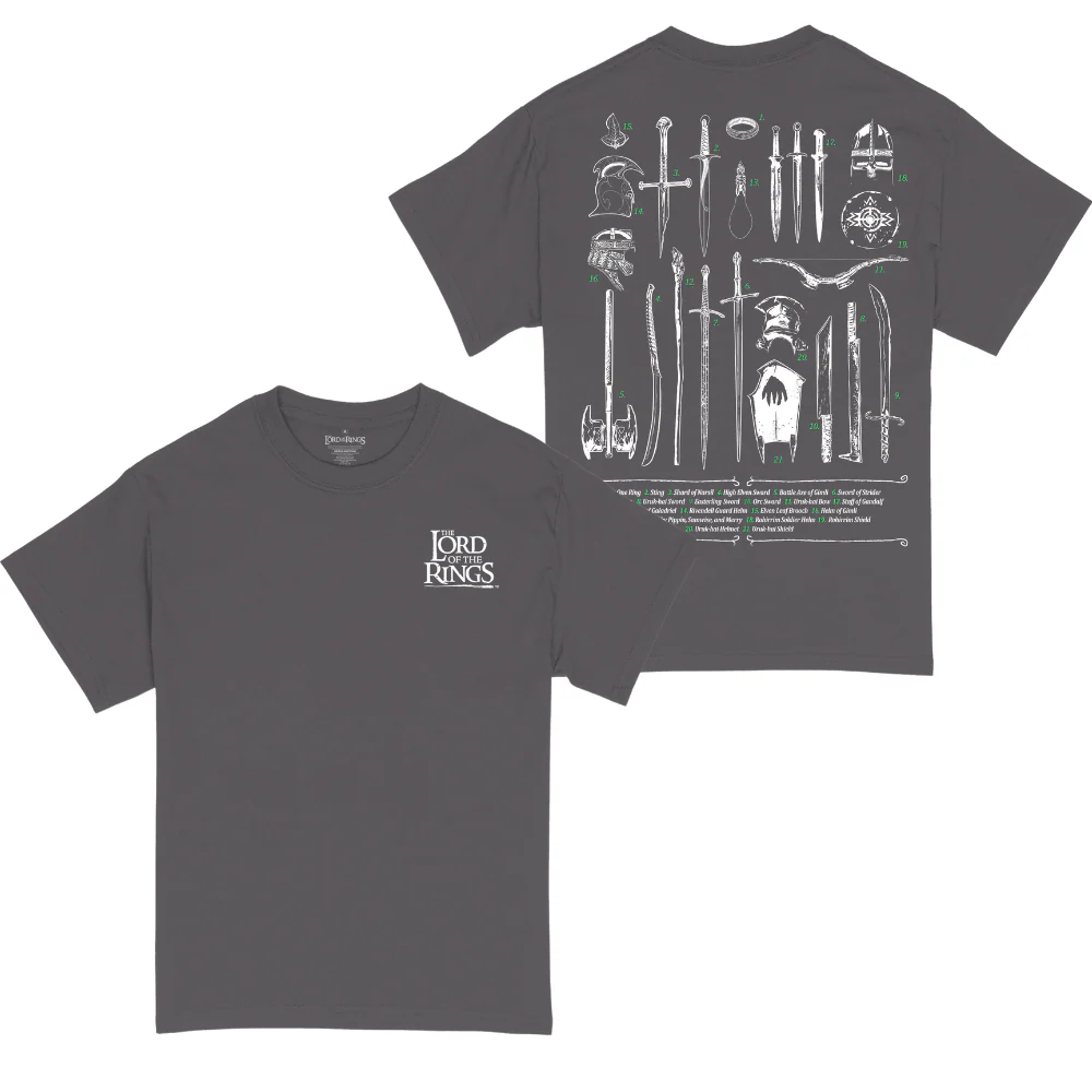 Lord of the Rings Field Guide T-Shirt-1