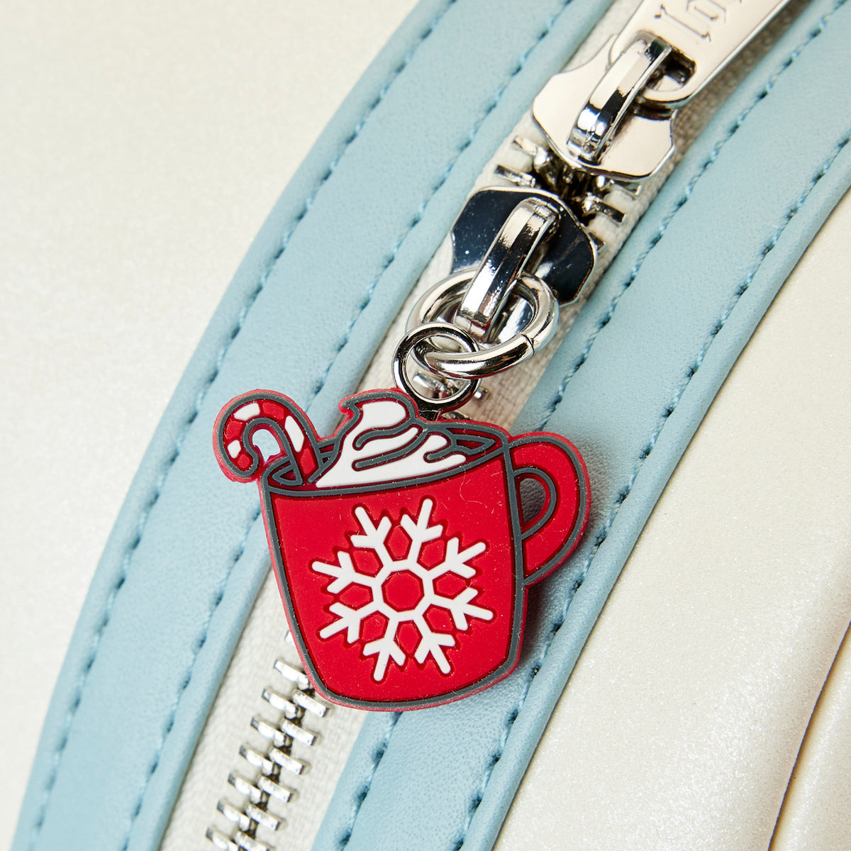 Loungefly Disney Stitch Holiday Snow Angel Glitter Mini Backpack-3