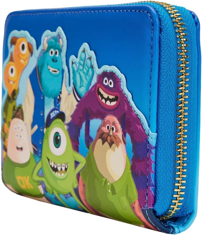 Loungefly Pixar Monsters University Scare Games Zip-Around Wallet-3