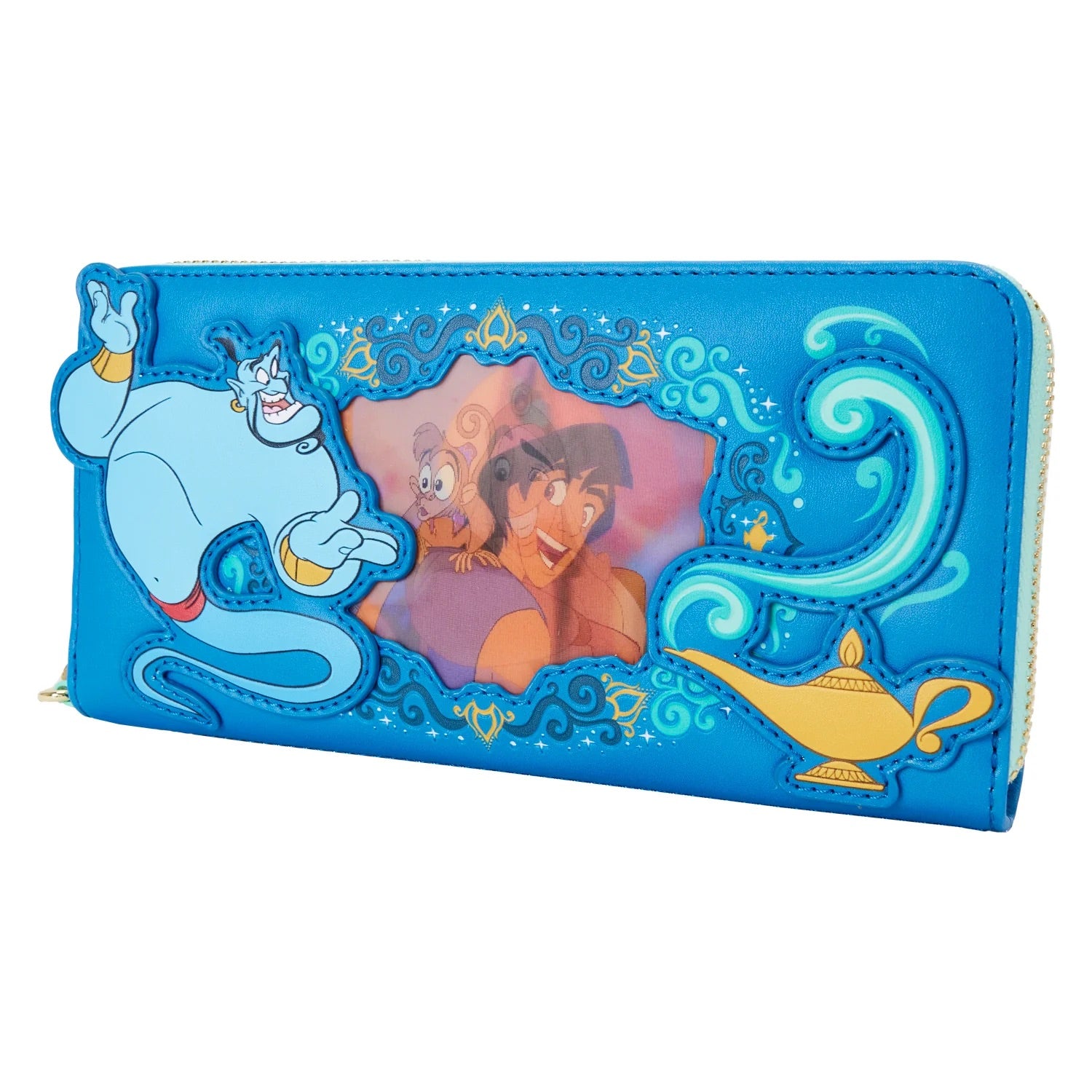 Loungefly Disney Aladdin Jasmine Lenticular Zip Around Wristlet Wallet-zoom-2