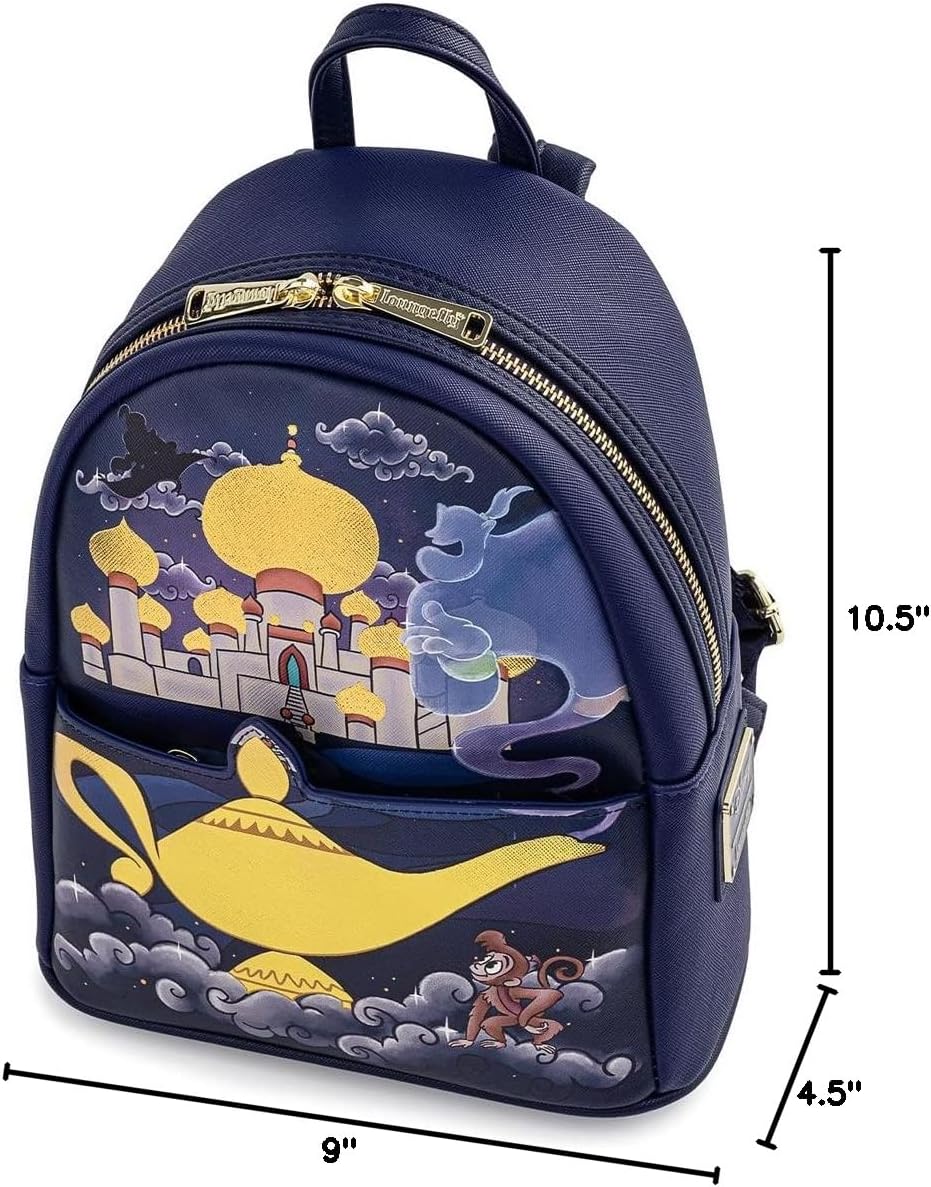 Loungefly Disney Aladdin Jasmine Castle mini backpack-5