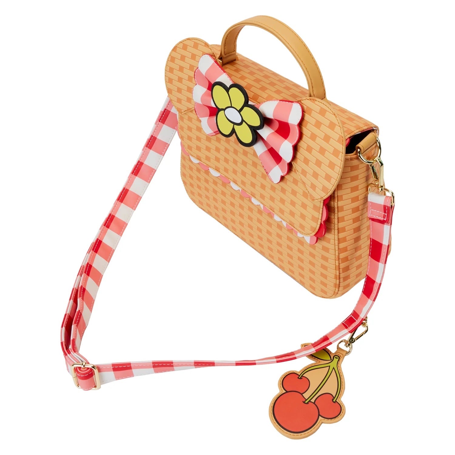 Loungefly Minnie Mouse Picnic Basket Crossbody Bag-3