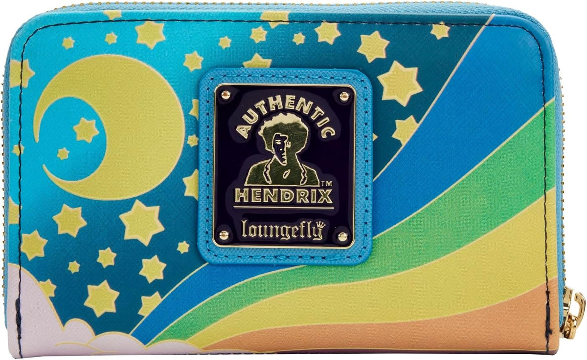 Loungefly Jimi Hendrix Psychedelic Landscape Zip-Around Wallet-3