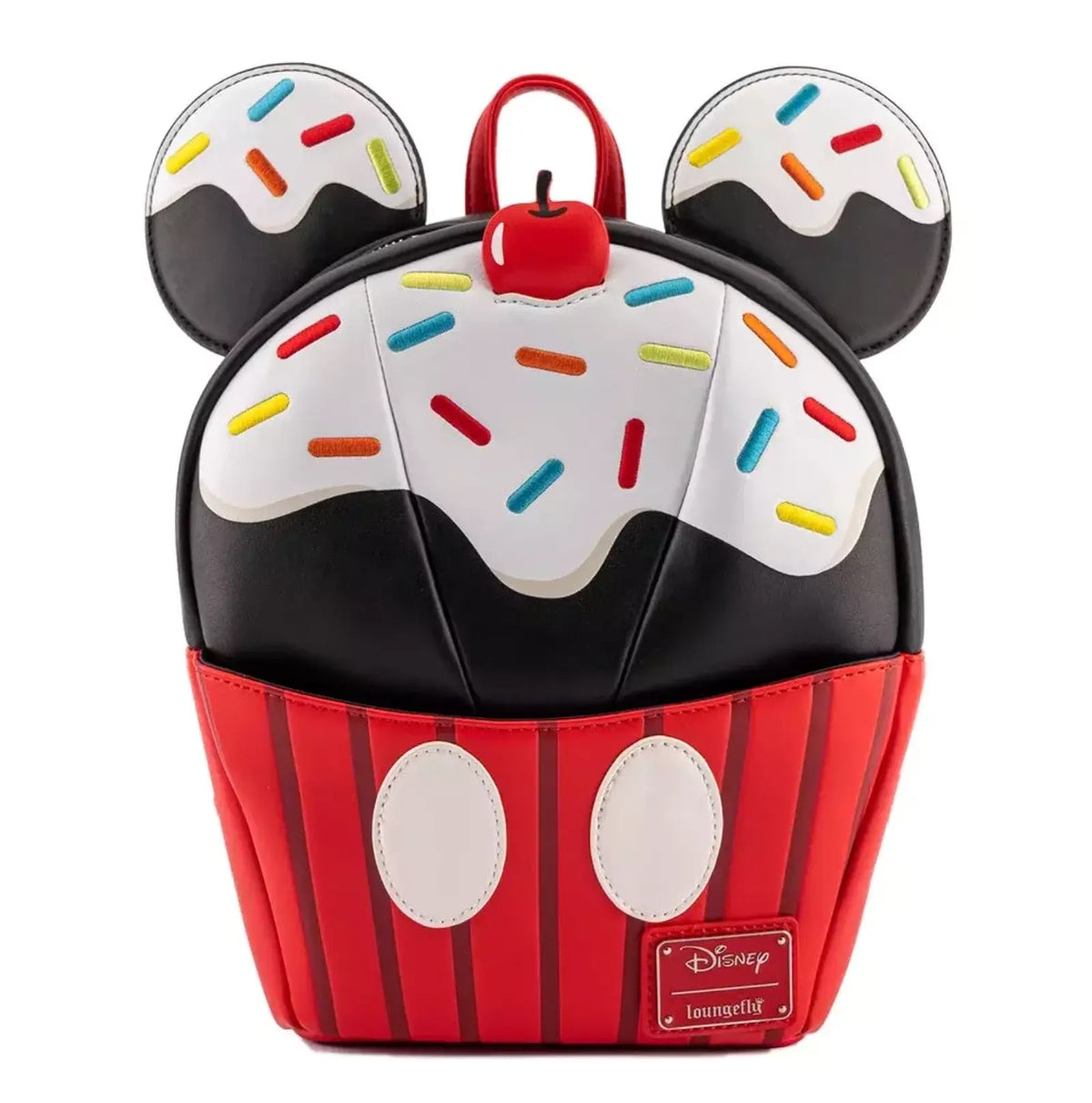 Loungefly Disney Mickey Mouse Sprinkle Cupcake Cosplay Mini Backpack