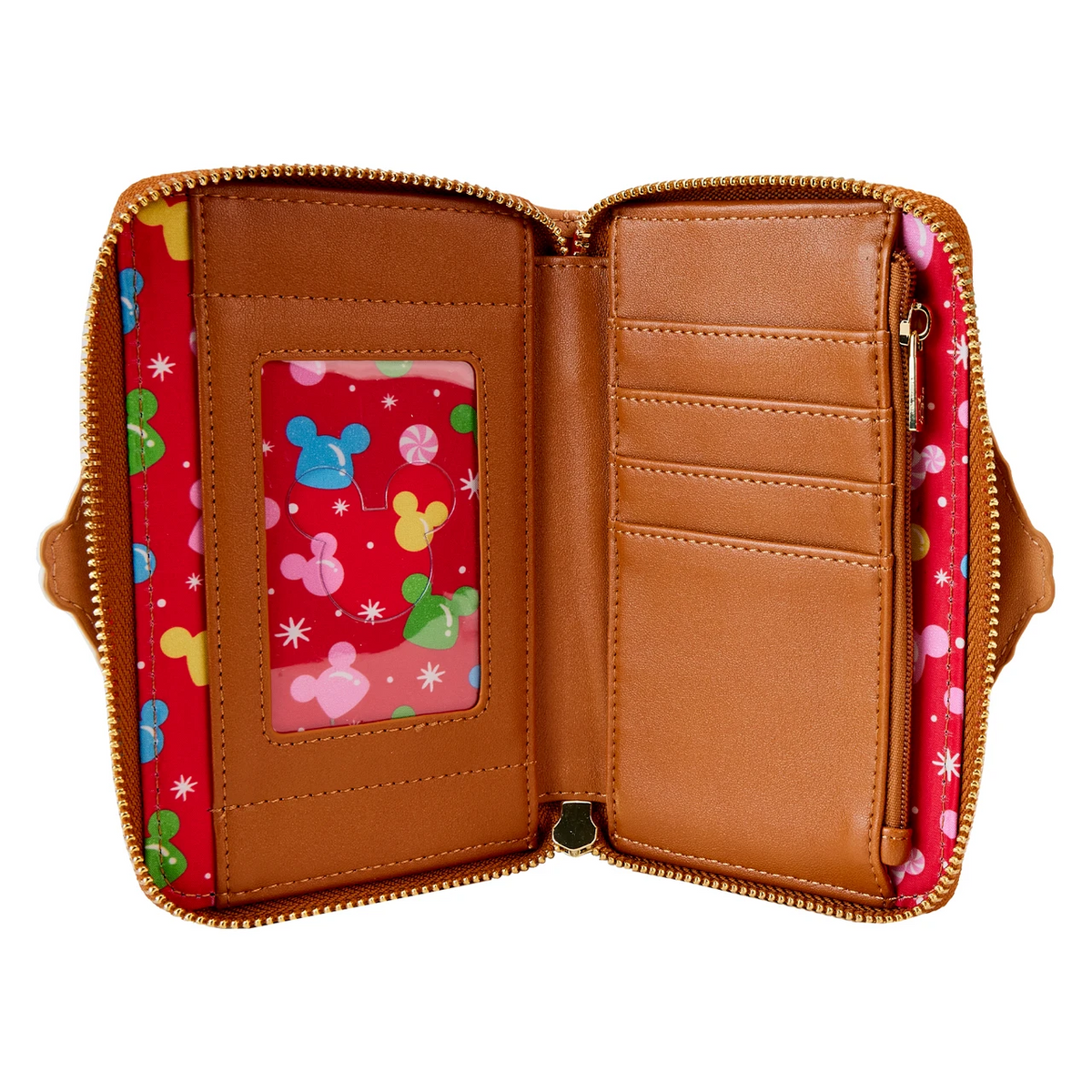 Loungefly Disney Mickey and Friends Gingerbread House Zip-Around Wallet