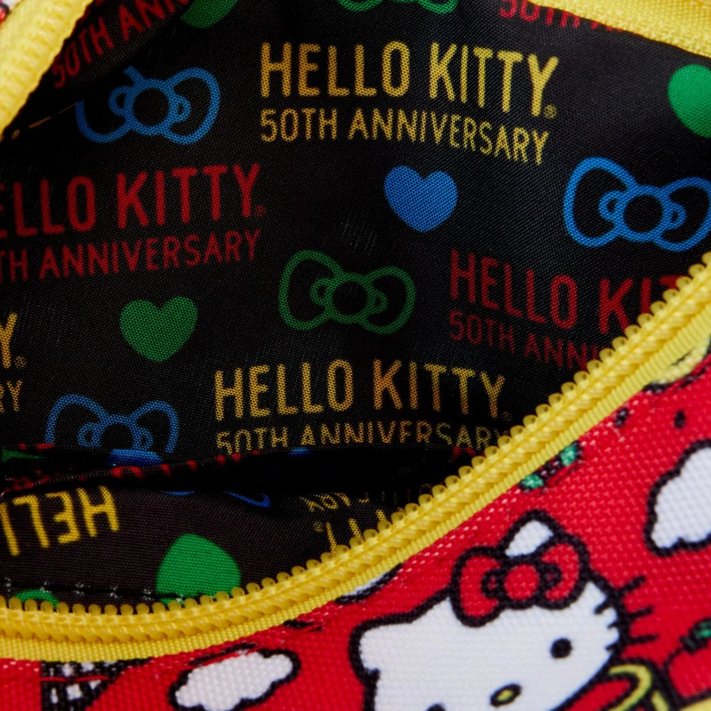 Loungefly Sanrio Hello Kitty 50th Anniversary Coin or Cosmetic Bag