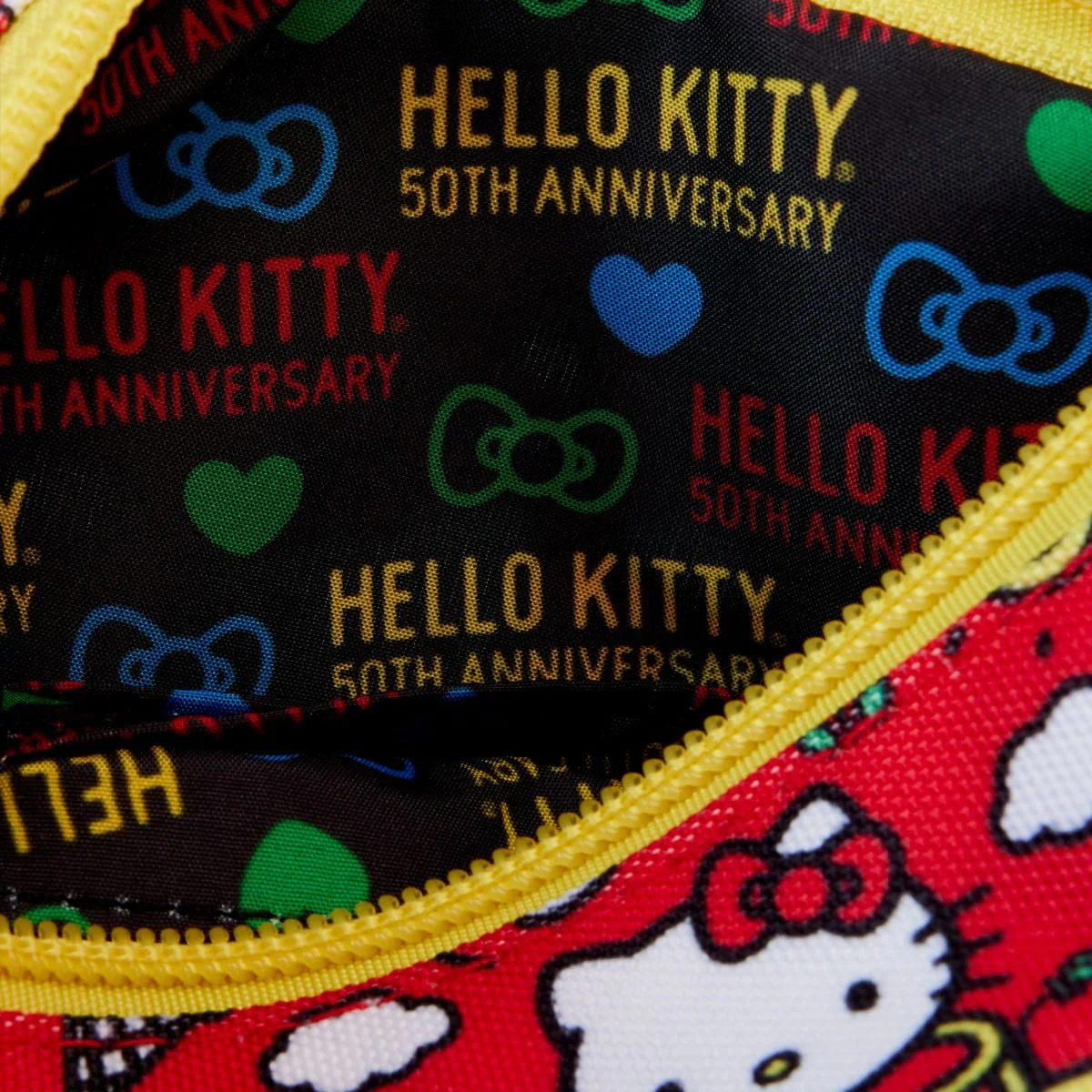 Loungefly Sanrio Hello Kitty 50th Anniversary Coin or Cosmetic Bag-4