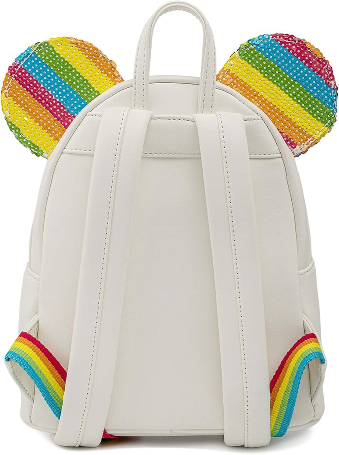 Loungefly Minnie Mouse Rainbow Sequins Mini Backpack