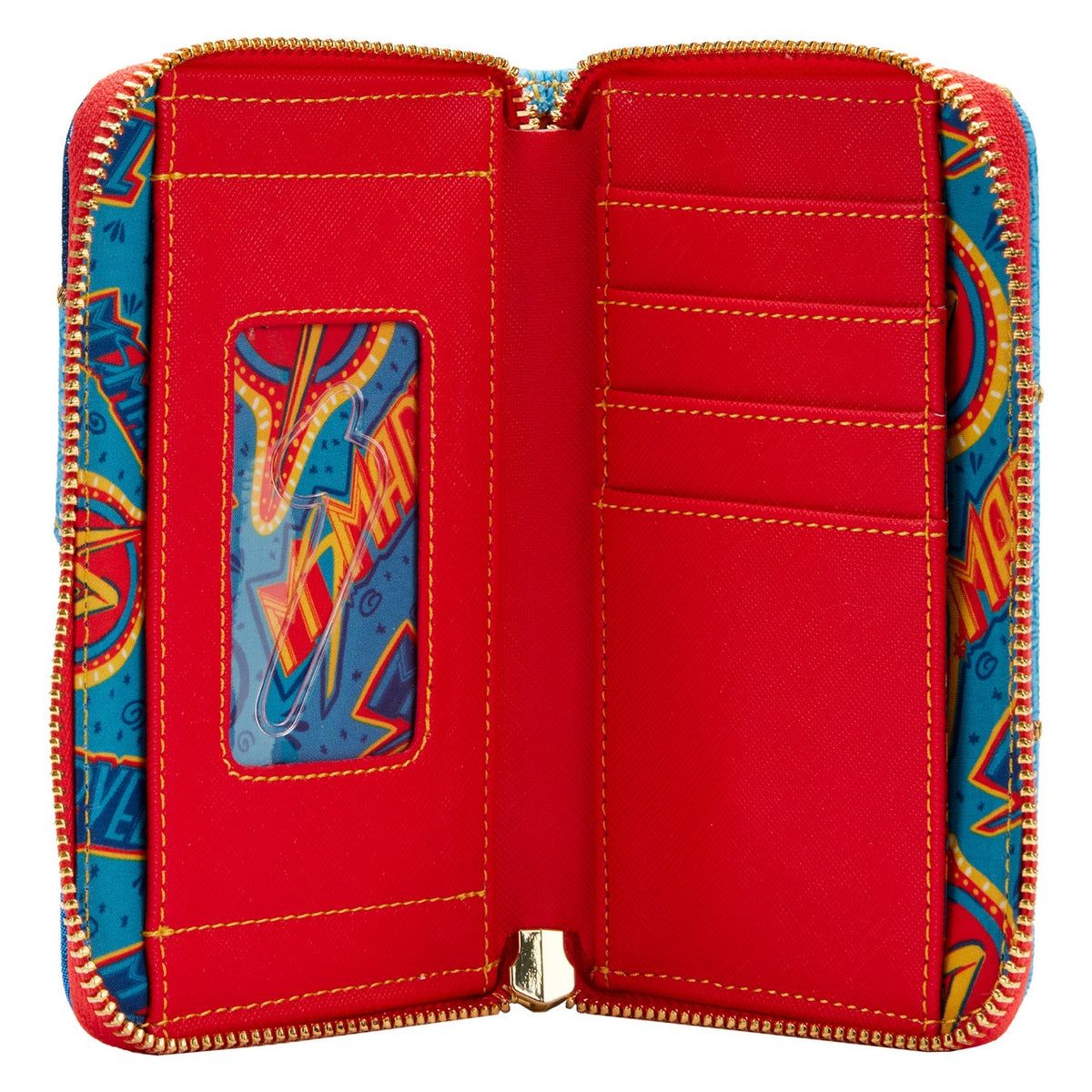 Loungefly Marvel Ms Marvel Cosplay Zip Around Wallet-zoom-4