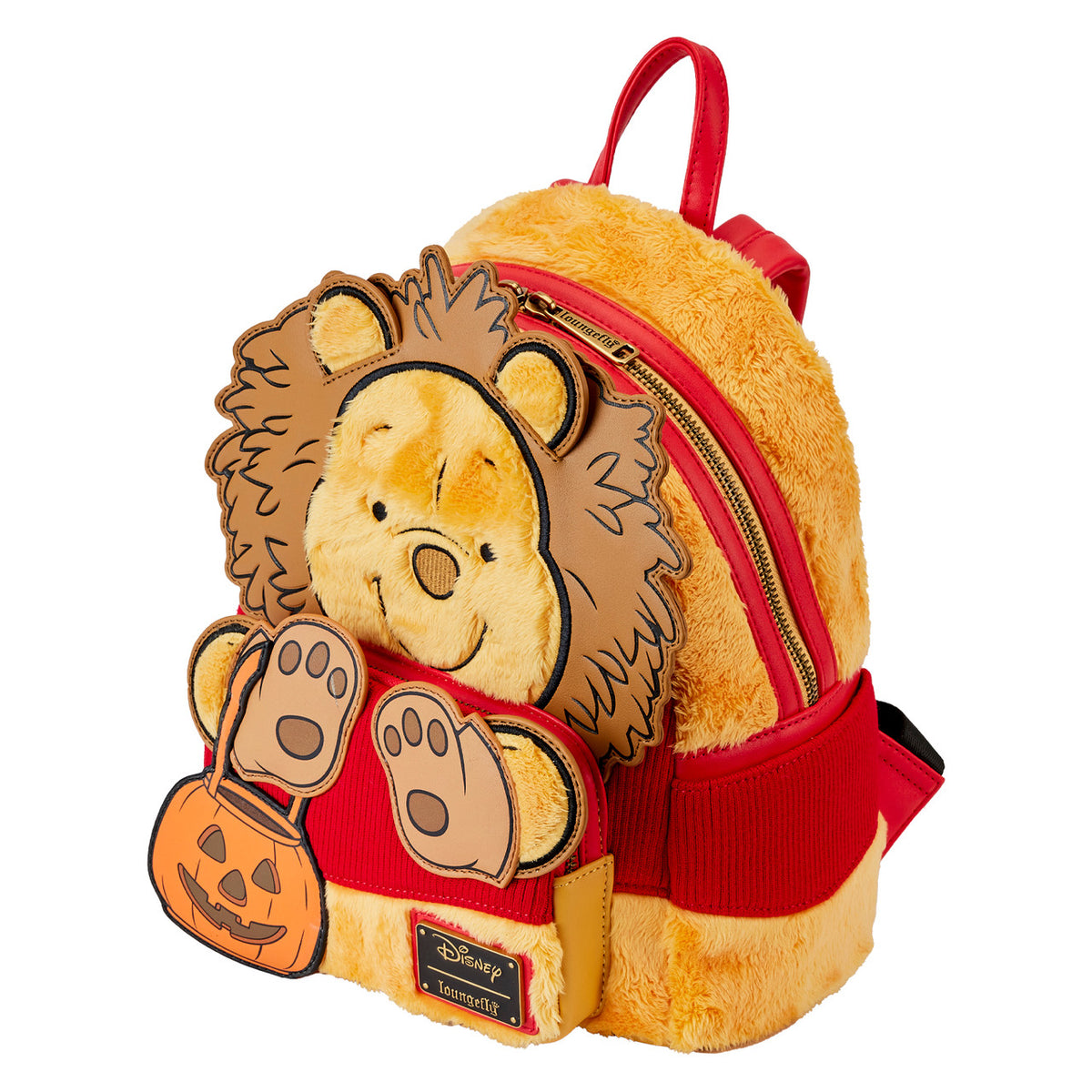 Loungefly Winnie the Pooh Halloween Costume Plush Cosplay Mini Backpack-6