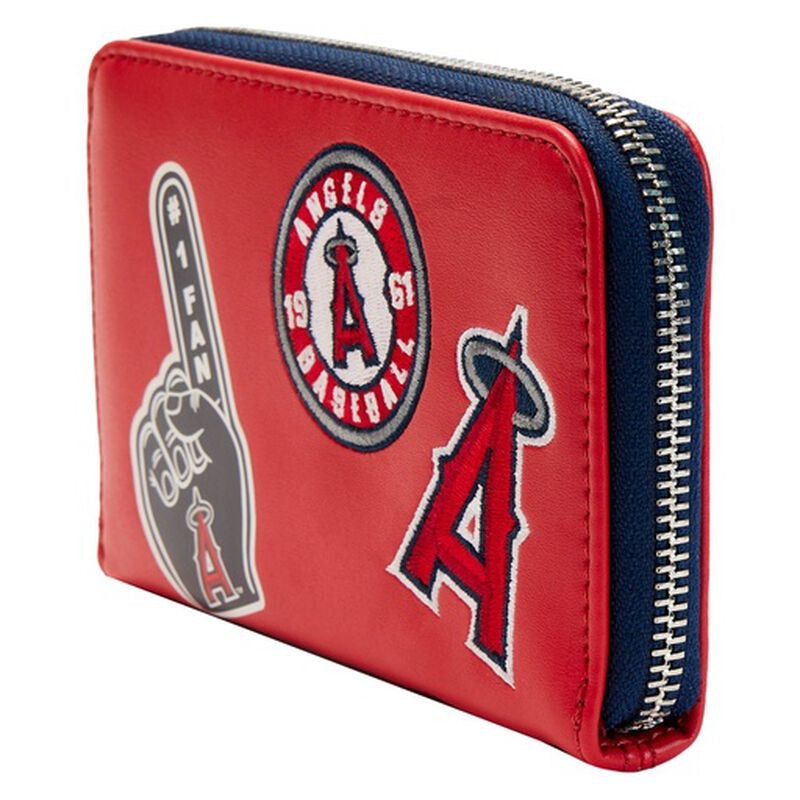 Loungefly MLB Los Angeles Angels Patches Zip-Around Wallet-zoom-3