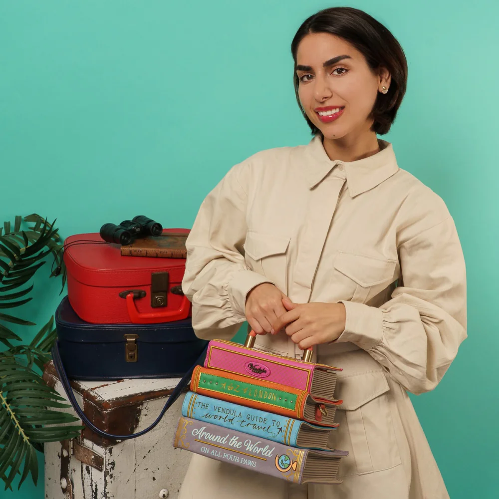 Vendula Voyage Travel Book Stack Bag-zoom-15
