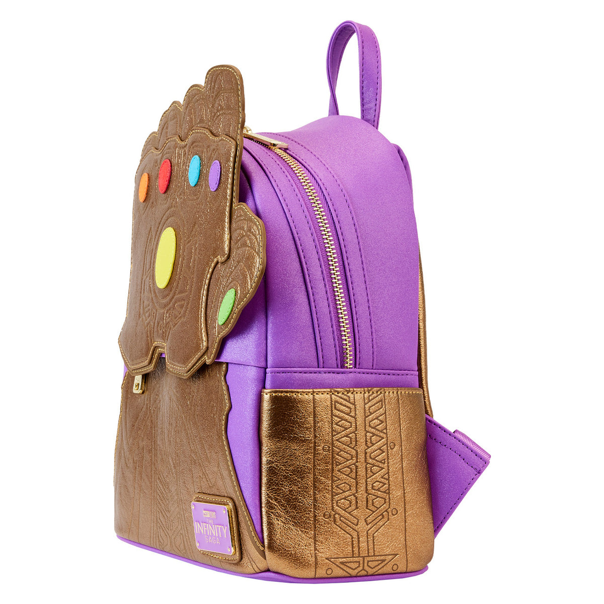 Loungefly Marvel Shine Thanos Gauntlet Mini Backpack