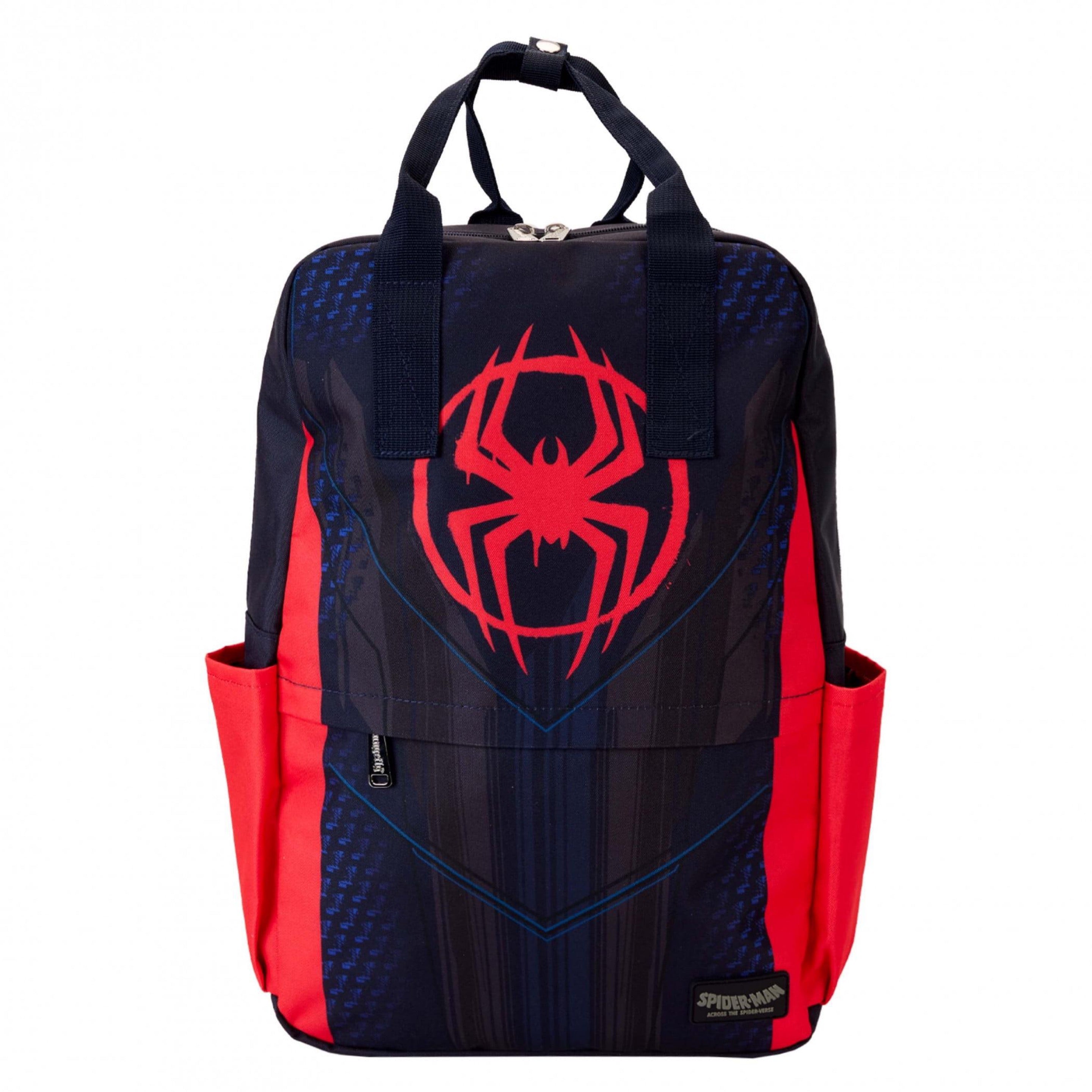 Loungefly Marvel Spiderverse Miles Morales Suit Full-Size Nylon Mini Backpack