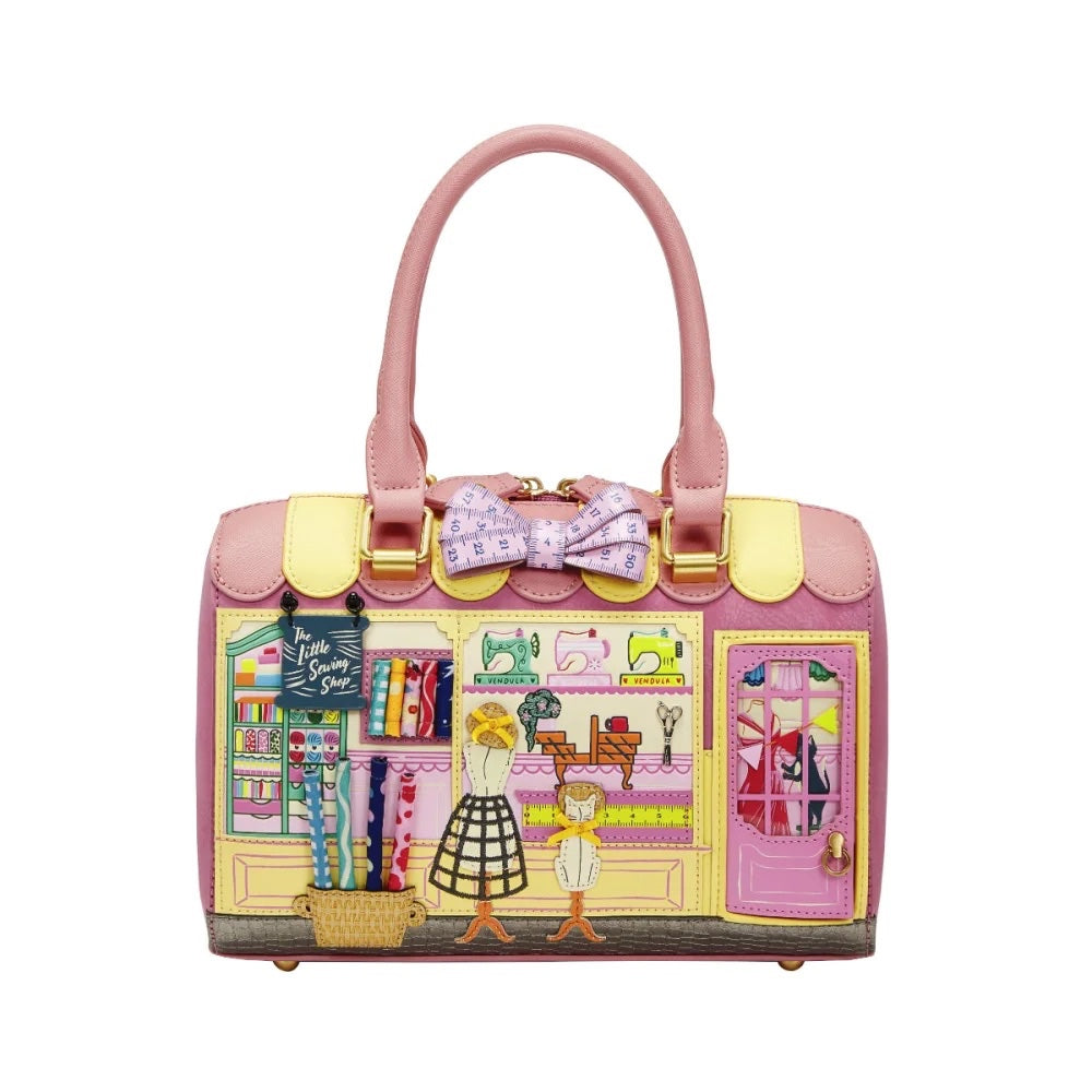 Vendula London Sewing Shop - Raspberry Edition Speedy Bowler-zoom-7
