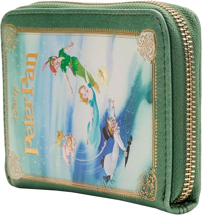 Loungefly Disney Peter Pan Book Series Zip-Around Wallet
