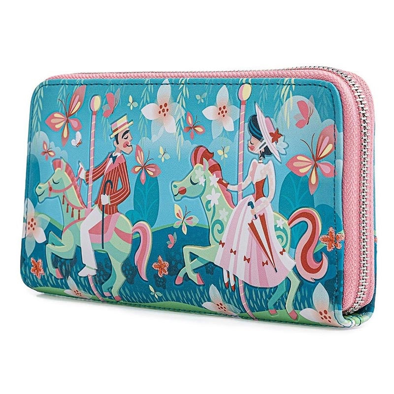 Loungefly Mary Poppins Jolly Holiday Zip-Around Wallet-zoom-4