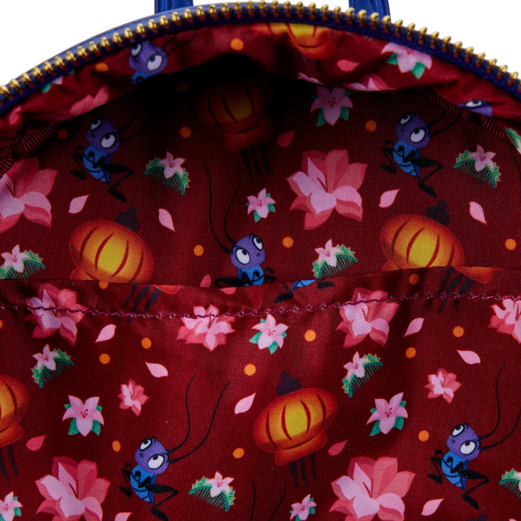 Loungefly Disney Mulan Castle Light Up Mini Backpack