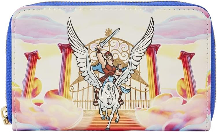 Loungefly Disney Hercules Mount Olympus Gates Zip-Around Wallet-1
