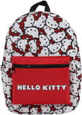 Sanrio Hello Kitty Head Toss AOP with Hello Kitty Verbiage Travel Backpack