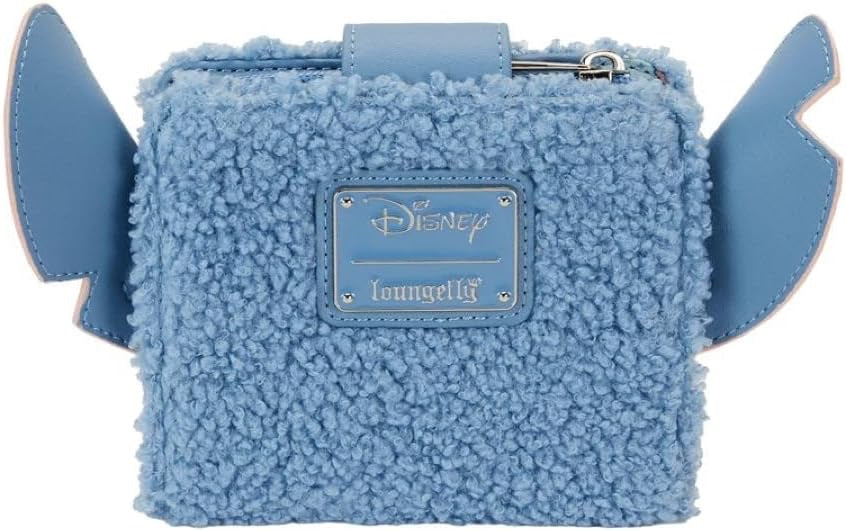 Loungefly Stitch Plush Sherpa Bifold Wallet-4