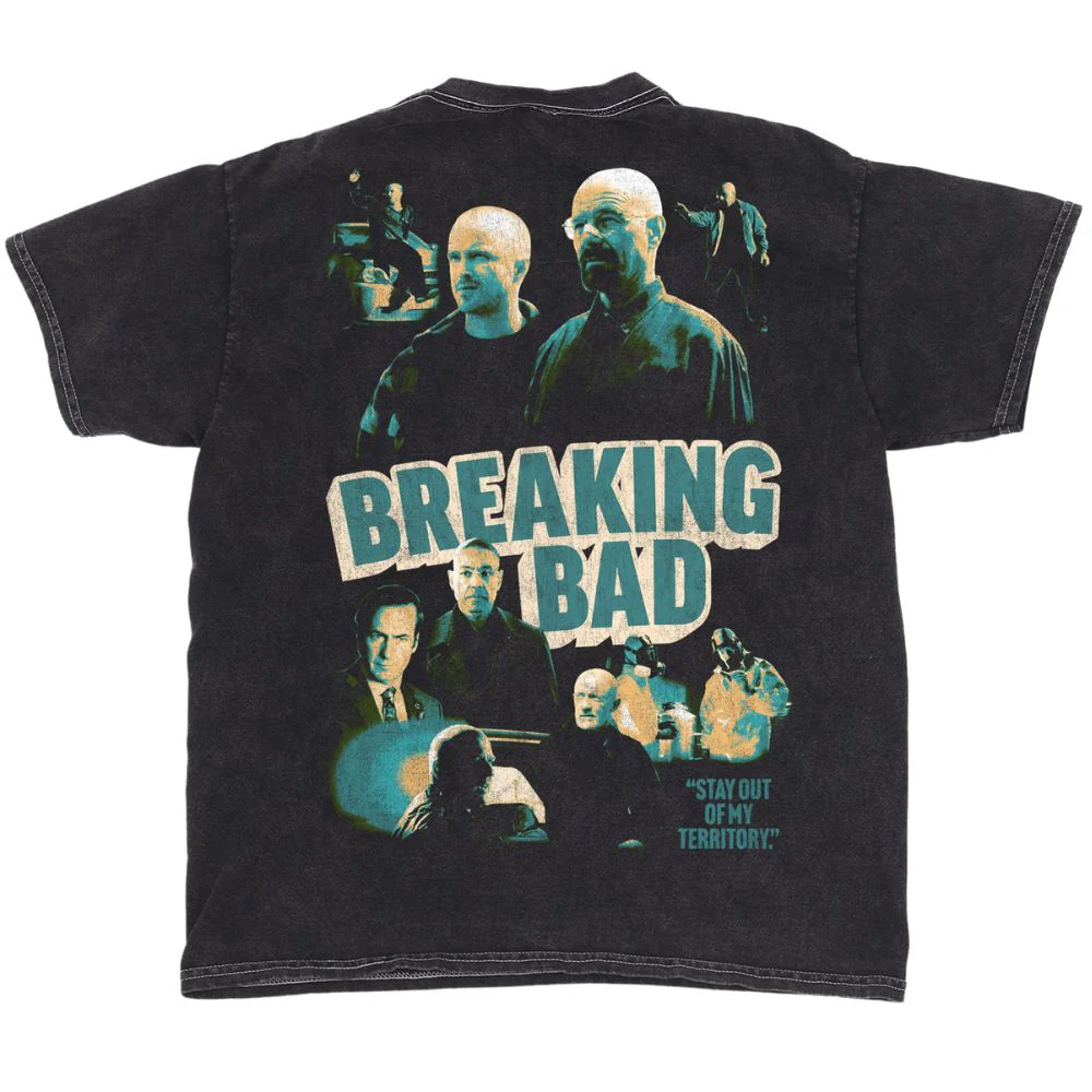 T Shirt Breaking Bad Vintage Poster Collage T-Shirt-2
