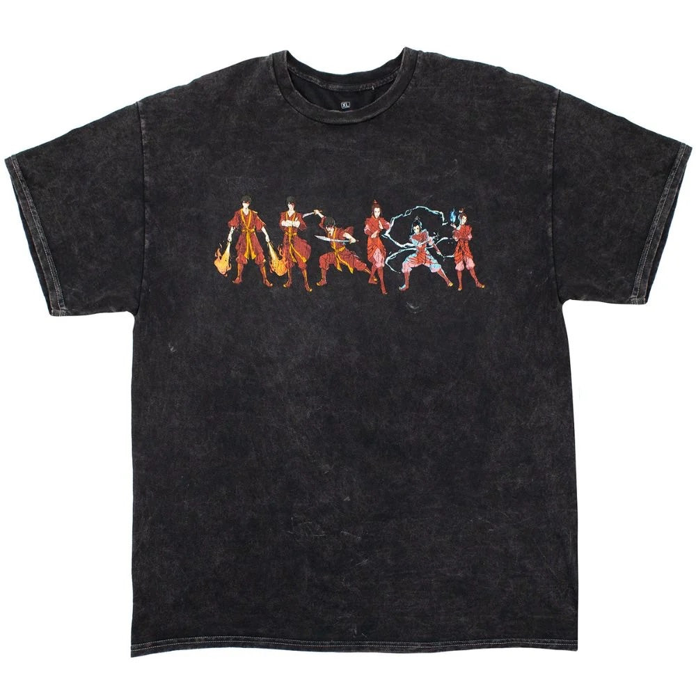 T Shirt Avatar: The Last Airbender Zuko and Azula Agni Kai T-Shirt-3