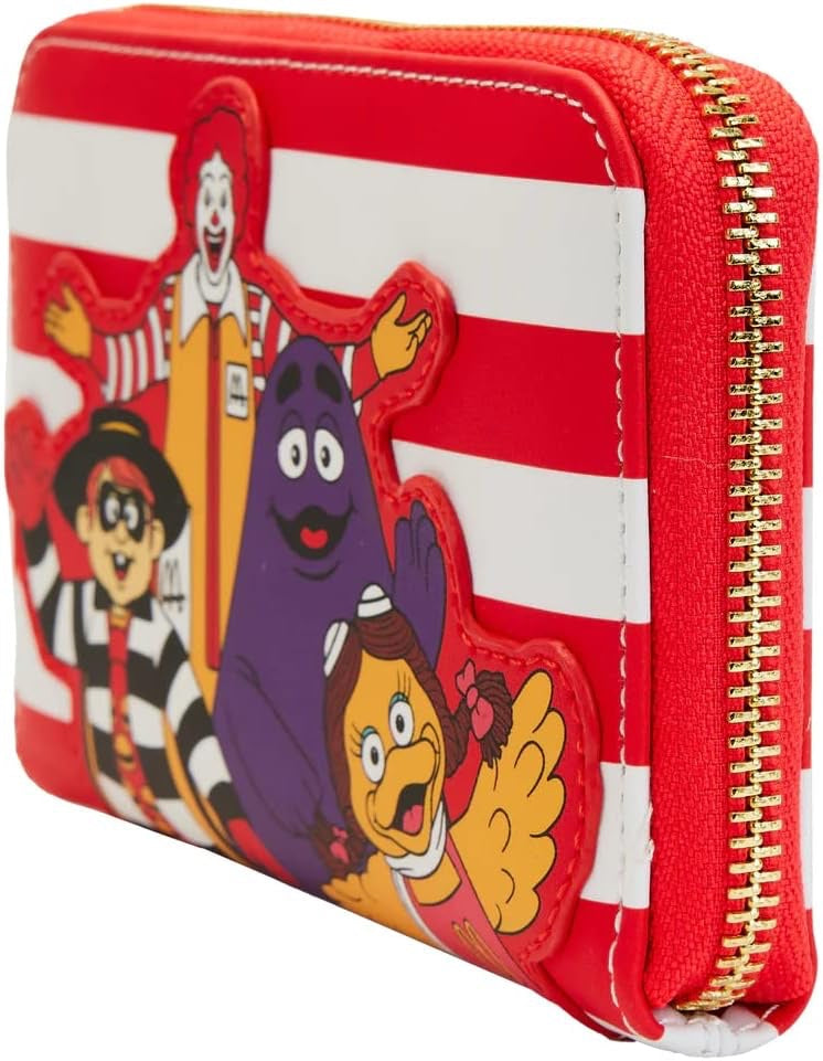 Loungefly McDonald's Ronald and Friends Zip-Around Wallet