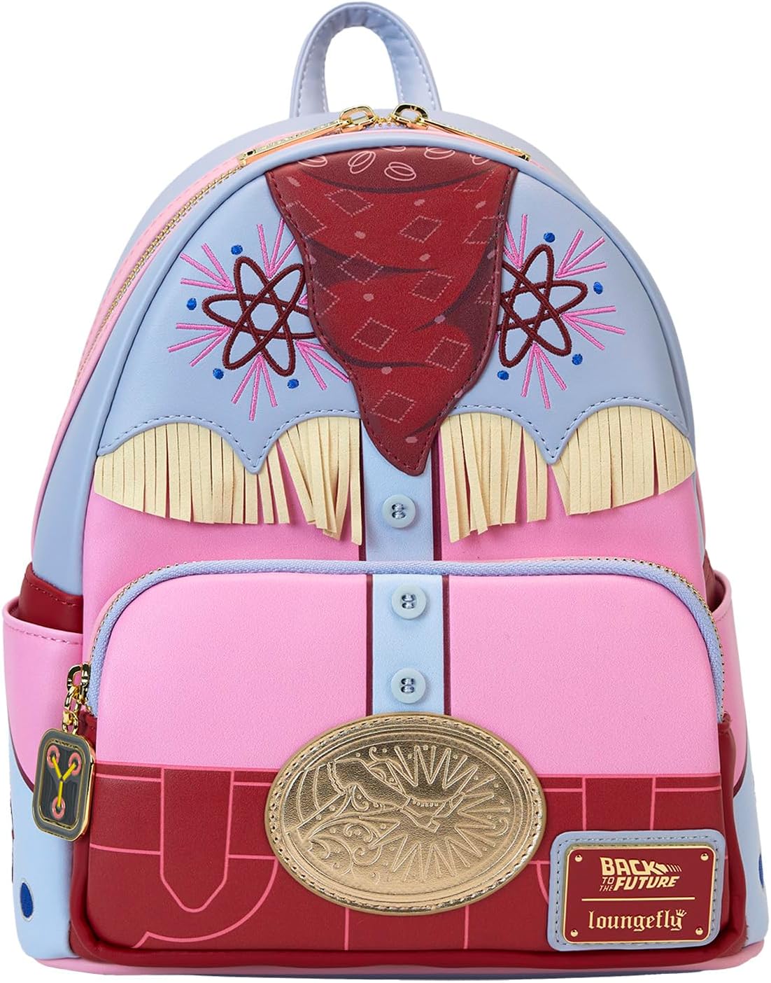 Loungefly Universal Back To The Future 40th Anniversary Marty McFly Western Cosplay Mini Backpack