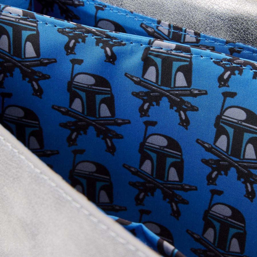 Loungefly Star Wars Jango Fett Metallic Crossbody Bag-zoom-2
