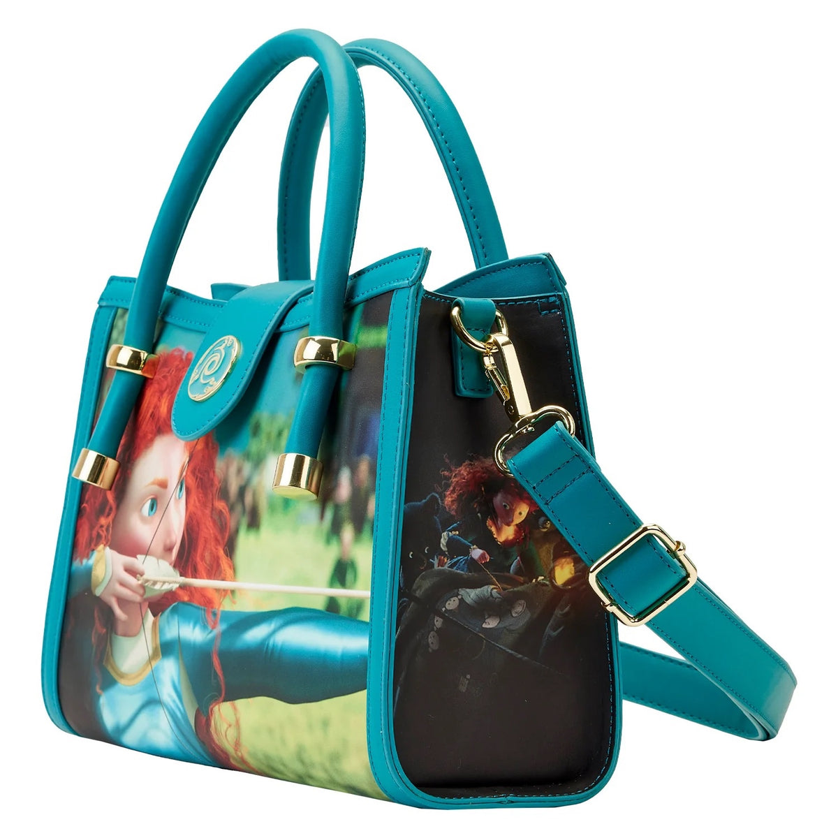 Loungefly Brave Merida Princess Film Scenes Crossbody Purse-zoom-5