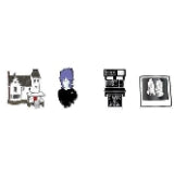 Loungefly BeetleJuice 4-Piece Enamel Pin Set-zoom-3
