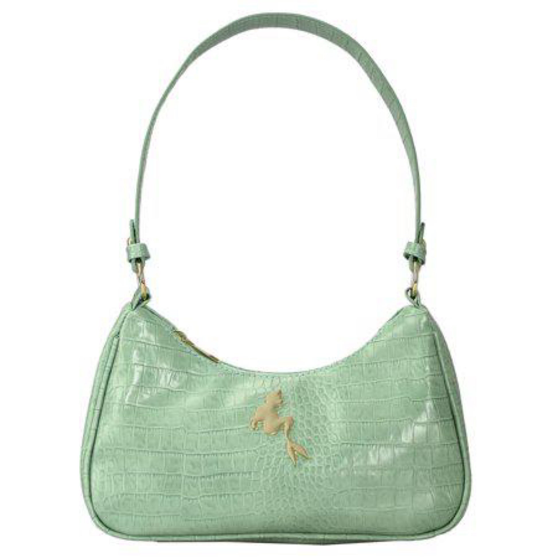 The Little Mermaid Croco Handbag with Ariel Metal Badge-1