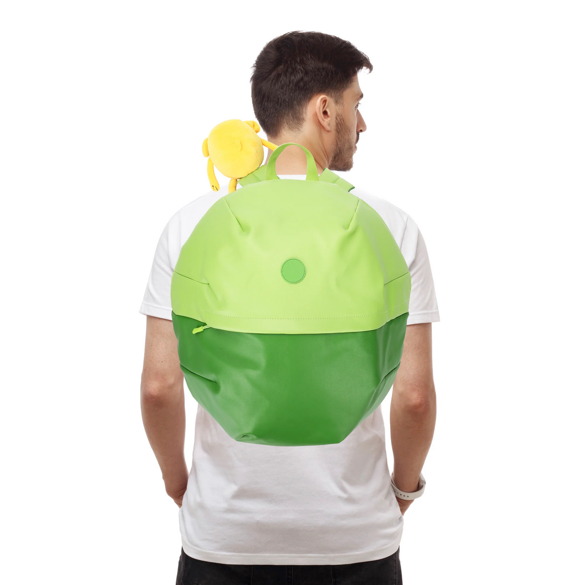ADVENTURE TIME FINN GREEN 19" ADULT NOVELTY CHARACTER BACKPACK-3