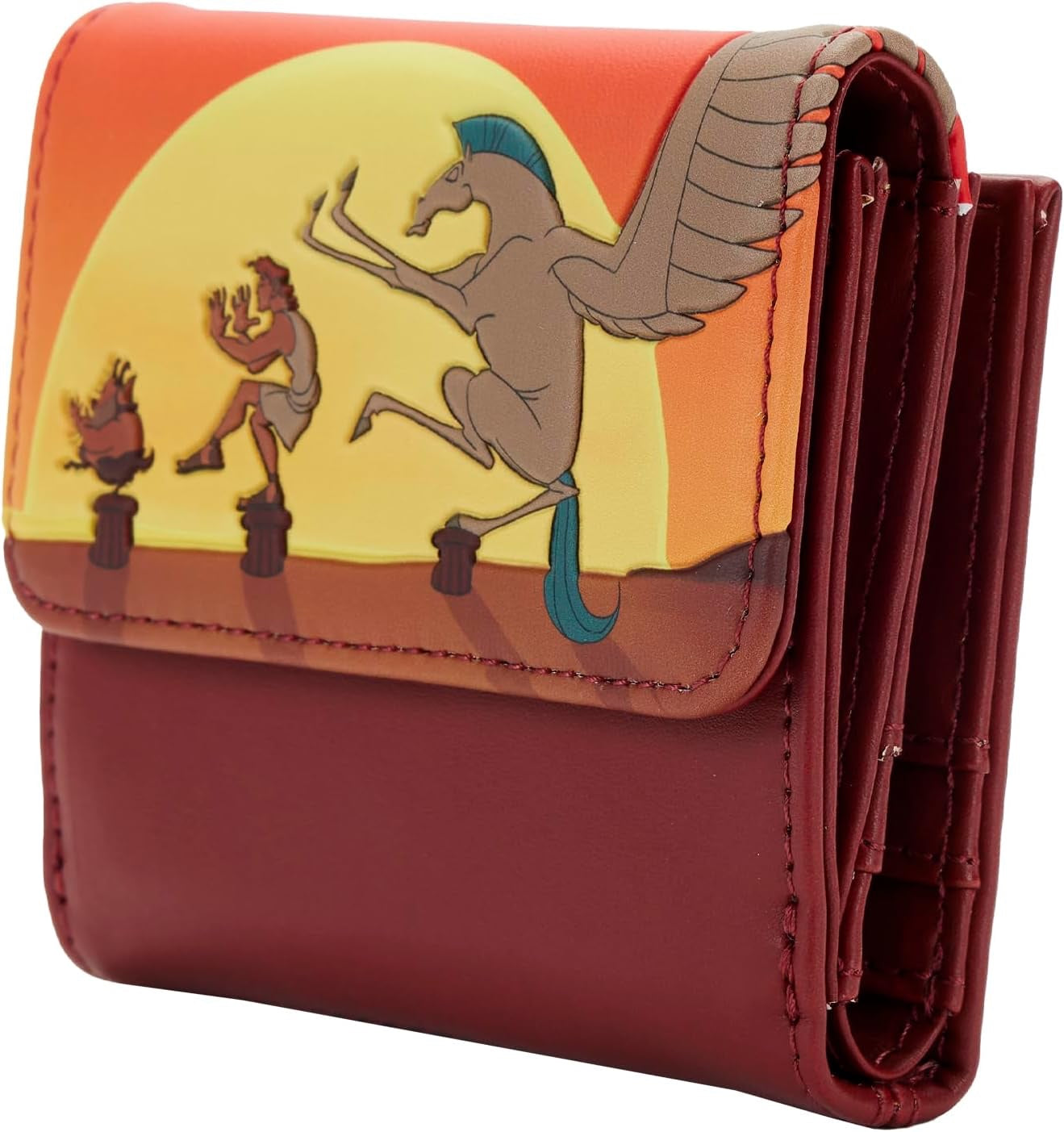 Loungefly Disney Hercules 25th Anniversary Sunset Flap Wallet-3