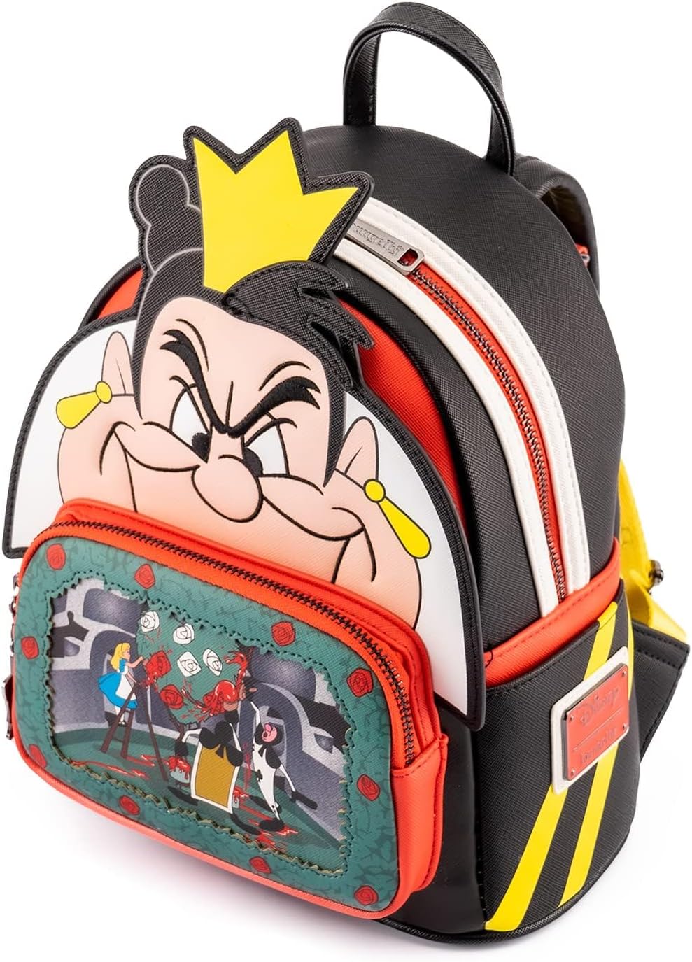 Loungefly Disney Villains Scene Queen Of Hearts Mini Backpack-6
