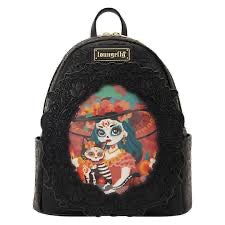 Loungefly Día de los Muertos La Catrina Photo Insert Mini Backpack