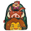 Loungefly Exclusive Disney Lion King Triple Pocket Three Friends Mini Backpack