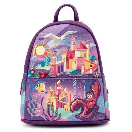 Loungefly Disney Ariel Castle Mini Backpack-1