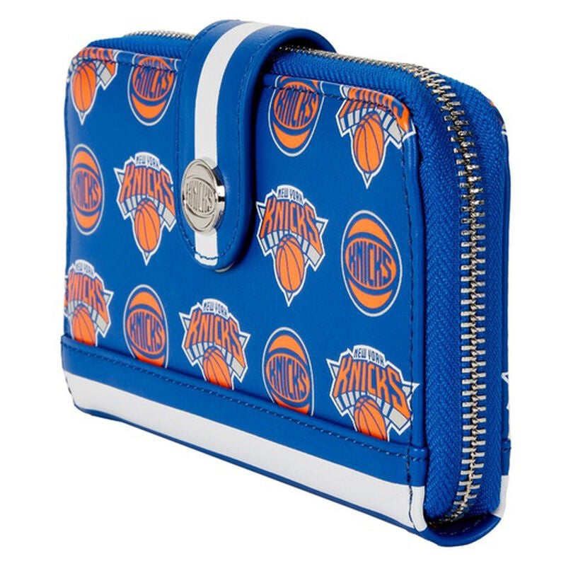 Loungefly NBA New York Knicks Logo Zip Around Wallet-zoom-4