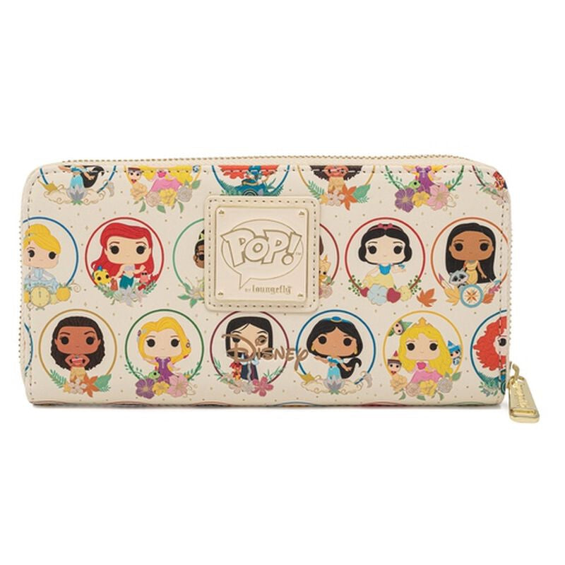 POP! by Loungefly Disney Princess Circles Zip-Around Wallet-3